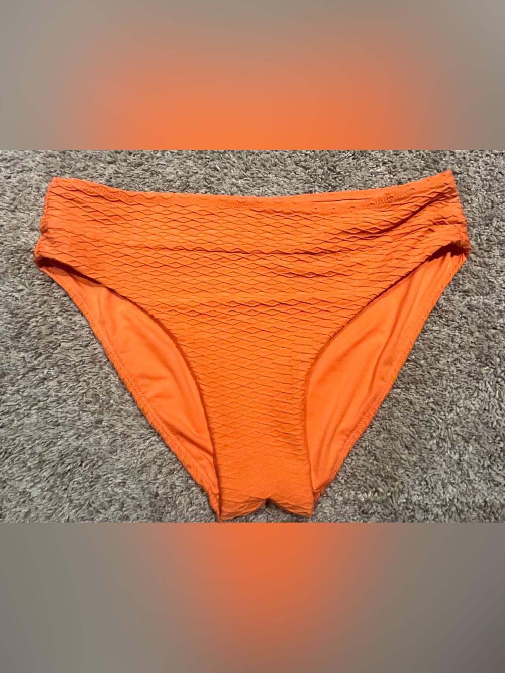 Victoria's Secret mid-rise Orange Bikini bottom